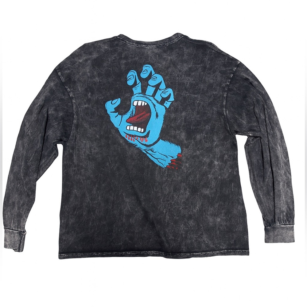 Santa Cruz Black Denim Long Sleeve sz XL
